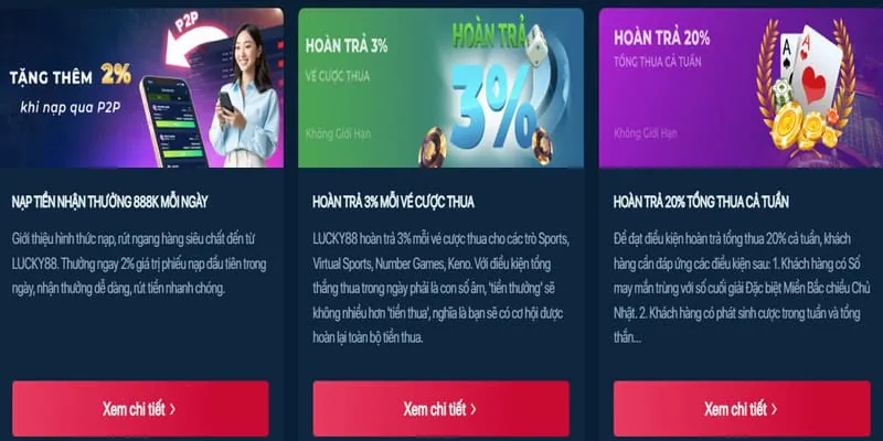 Các chương trình khuyến mãi và ưu đãi đặc biệt